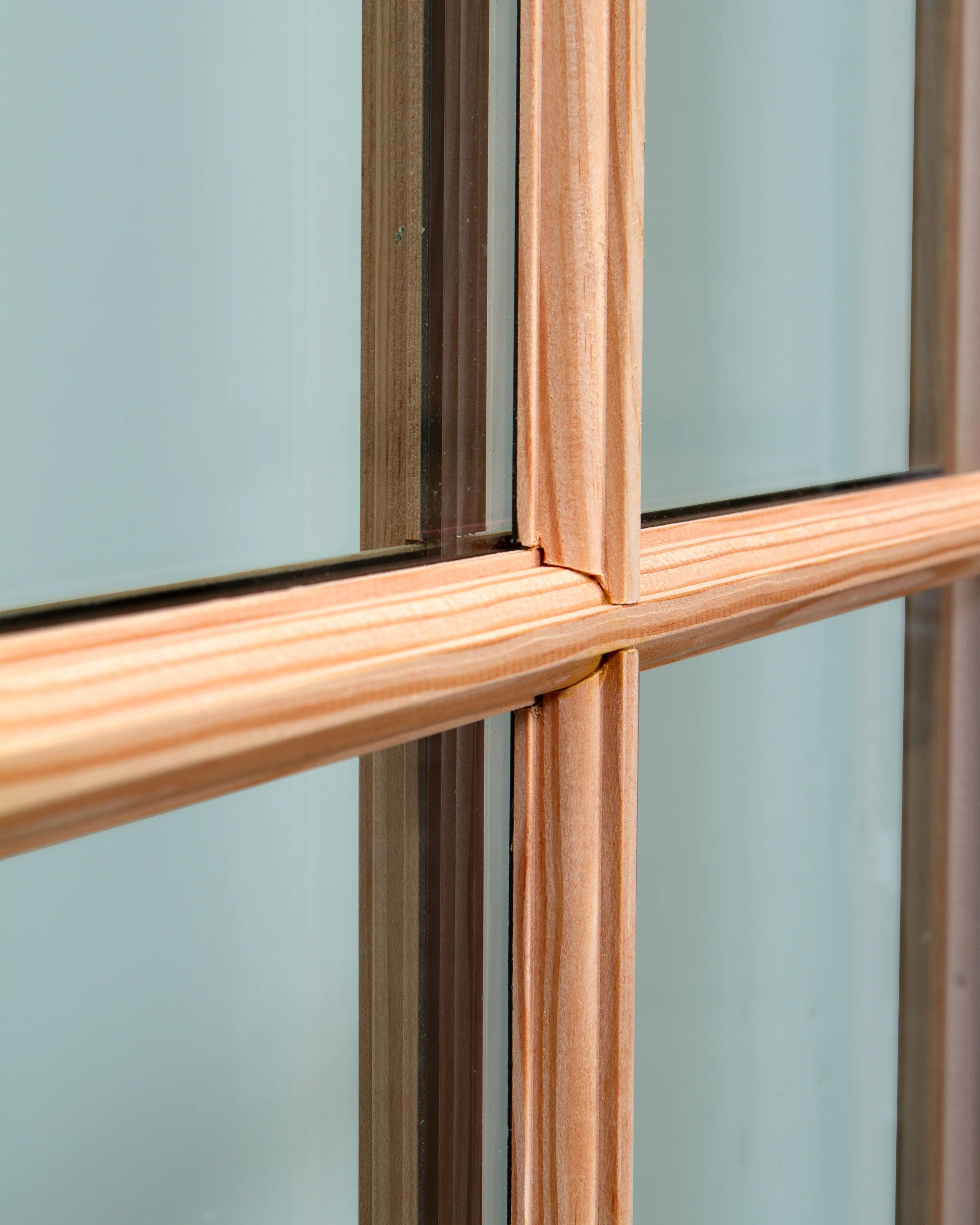 10 Lite Solid Core Pine Wood Glass Panel French Interior Door - Image 11