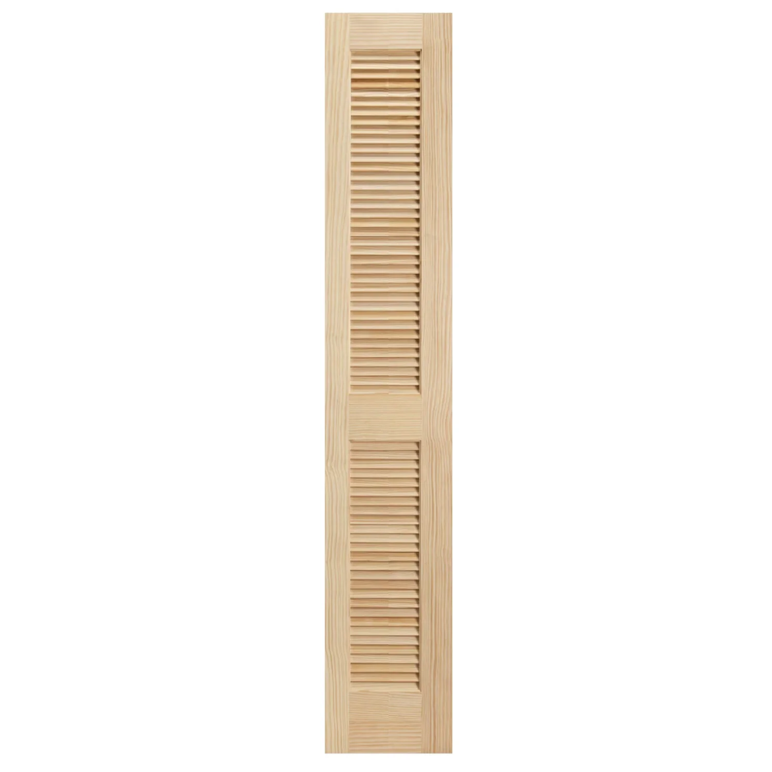 Stain Grade 2 Louver Panel Interior Door - Image 5
